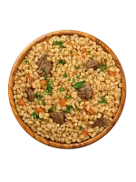 Говядина с перловкой